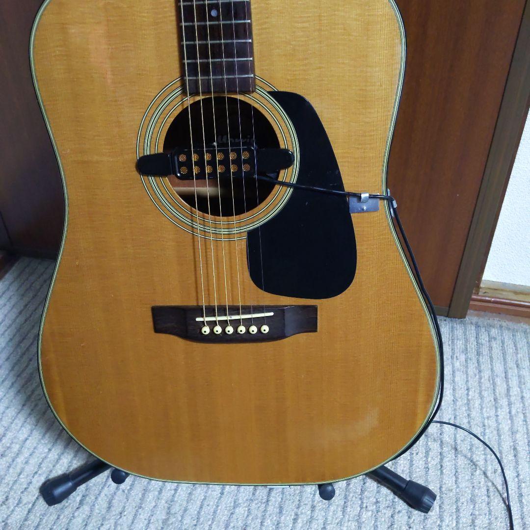 Morris アコースティックギターMD502ピックアップ付