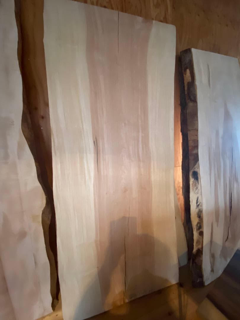 栃一枚板テーブル　オーダーメイド