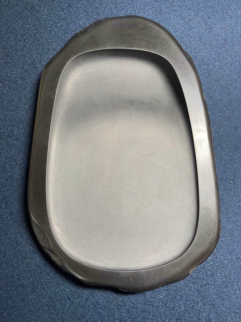 【墨研】龍渓石硯◆翠川秀石作「自然石硯」未使用新品◆書道具 文房四宝 和硯