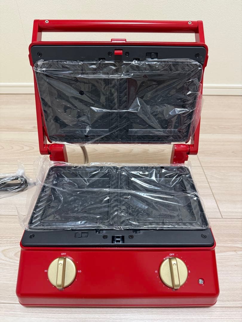 【新品未使用】BRUNO Grill Sand Maker Double 赤