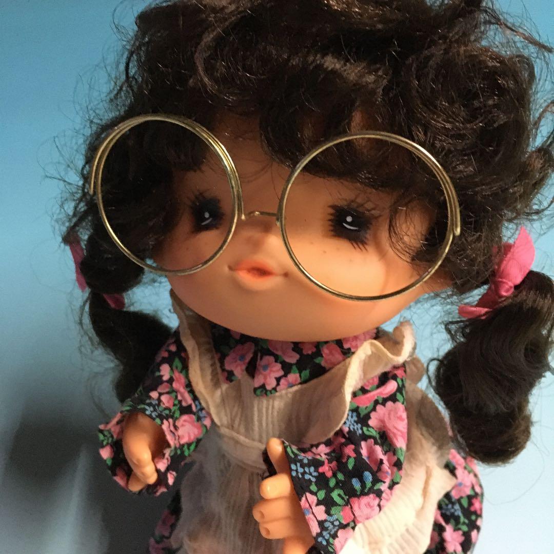 ♫ビンテージ♫夢見るらぶちゃん♫女の子♫大きなメガネ♫セキグチdoll♫