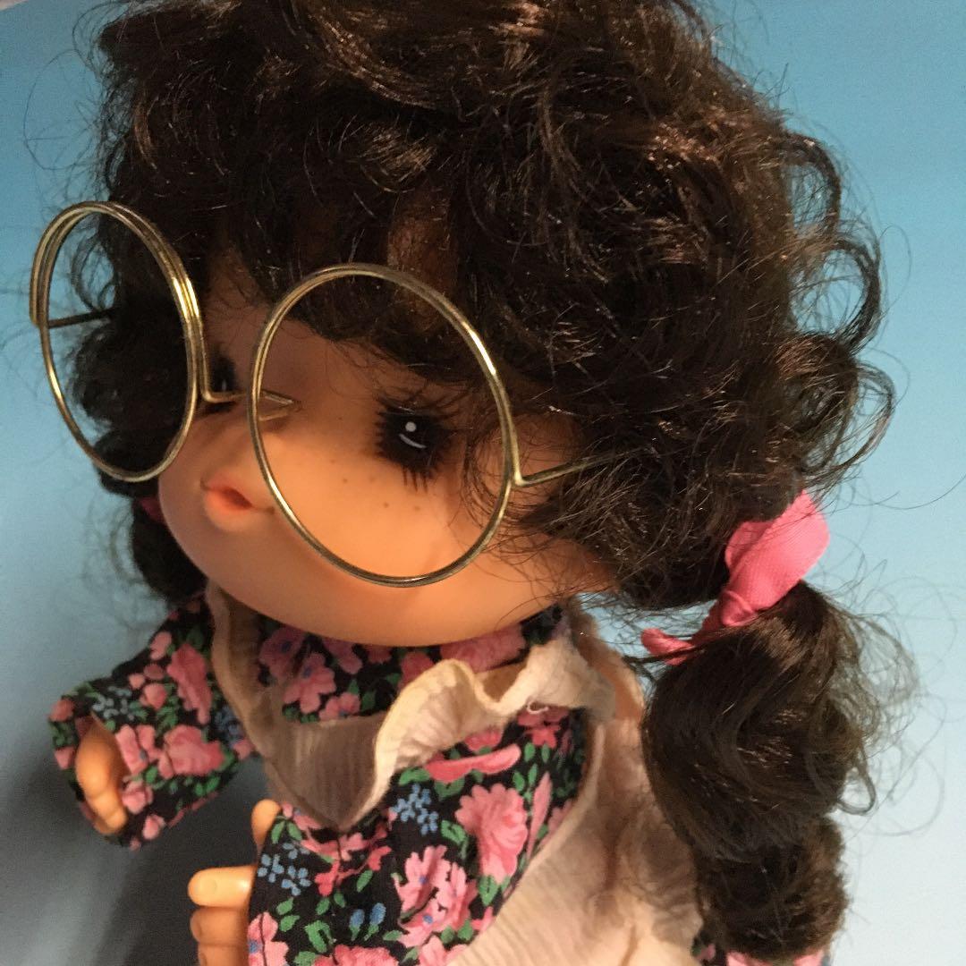 ♫ビンテージ♫夢見るらぶちゃん♫女の子♫大きなメガネ♫セキグチdoll♫