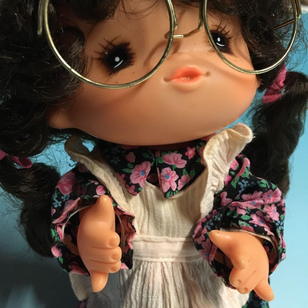 ♫ビンテージ♫夢見るらぶちゃん♫女の子♫大きなメガネ♫セキグチdoll♫