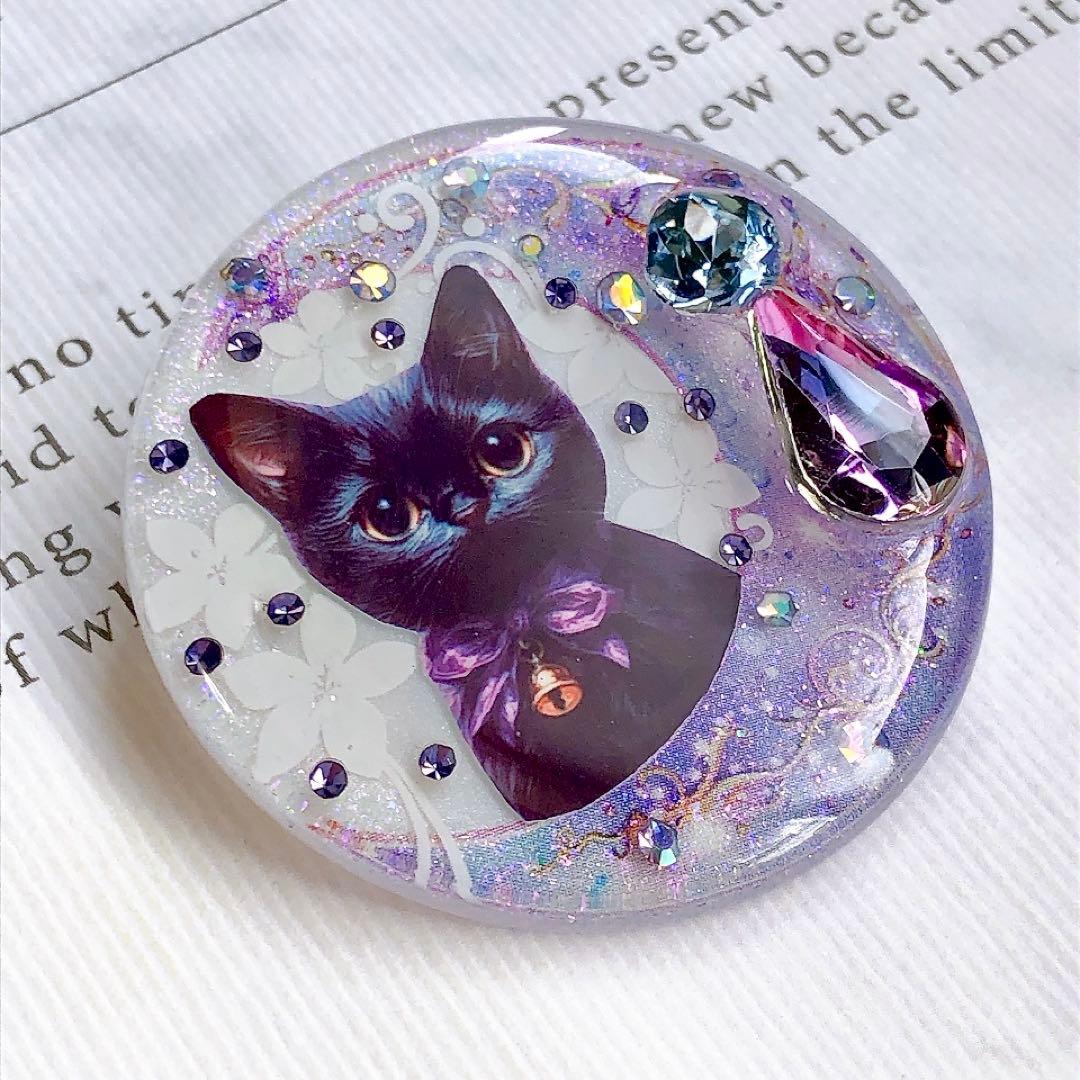 同梱100円引❤️No.2497 レジン ヘアゴム ♡ 猫 ネコ ねこ ♡