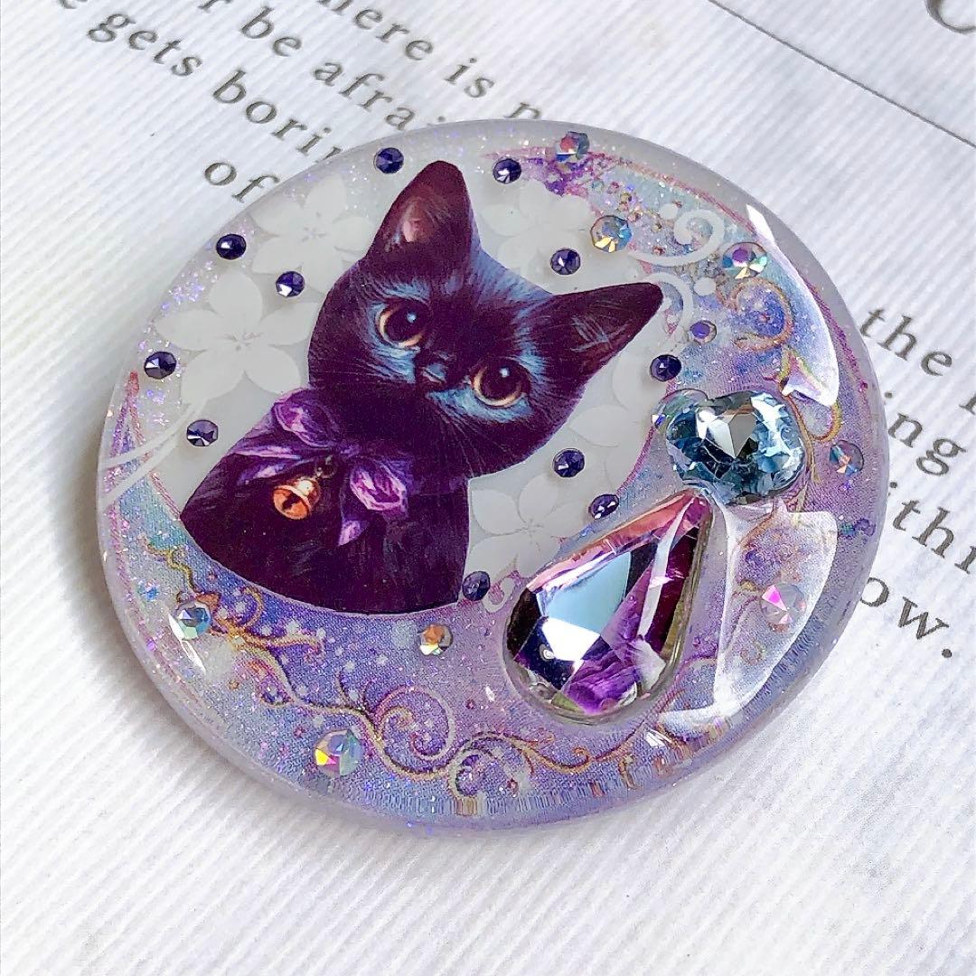 同梱100円引❤️No.2497 レジン ヘアゴム ♡ 猫 ネコ ねこ ♡