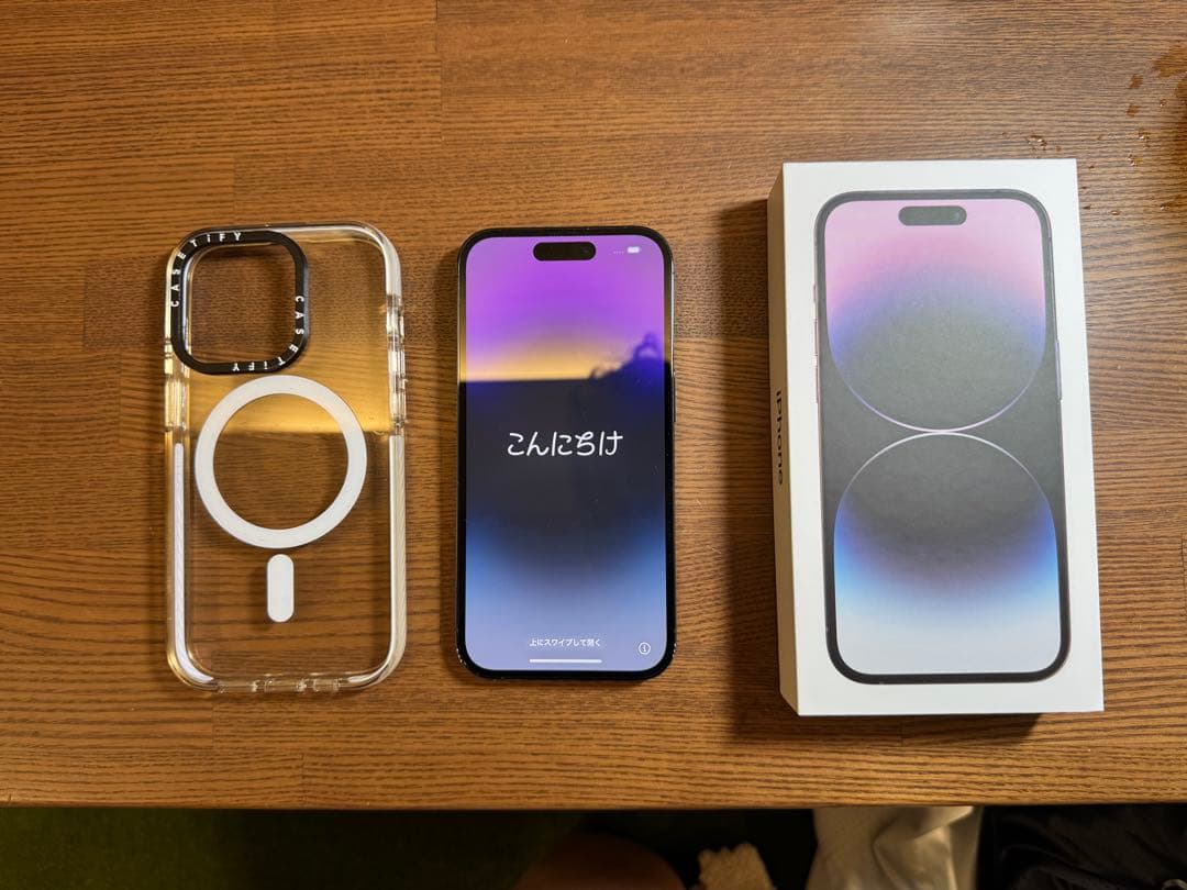 バッテリー交換済　Apple iPhone 14 Pro 256GB パープル