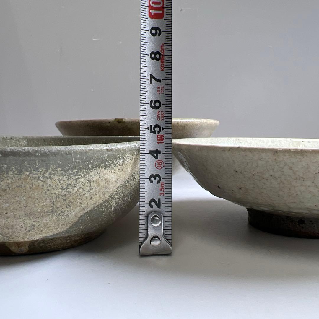 16~19世紀　高麗青磁皿、茶碗3客　東Y7-0806① トヒコ