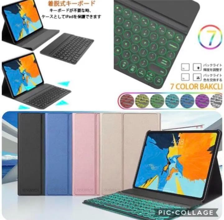 洗練されたイタリアデザイン❣最高級PUレザー製♪❤iPadケース＆キーボード