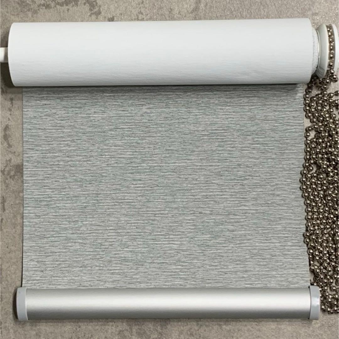 【Tuiss Decor】 カレス＊遮光＊シルバー＊ロールスクリーン＊3つセット