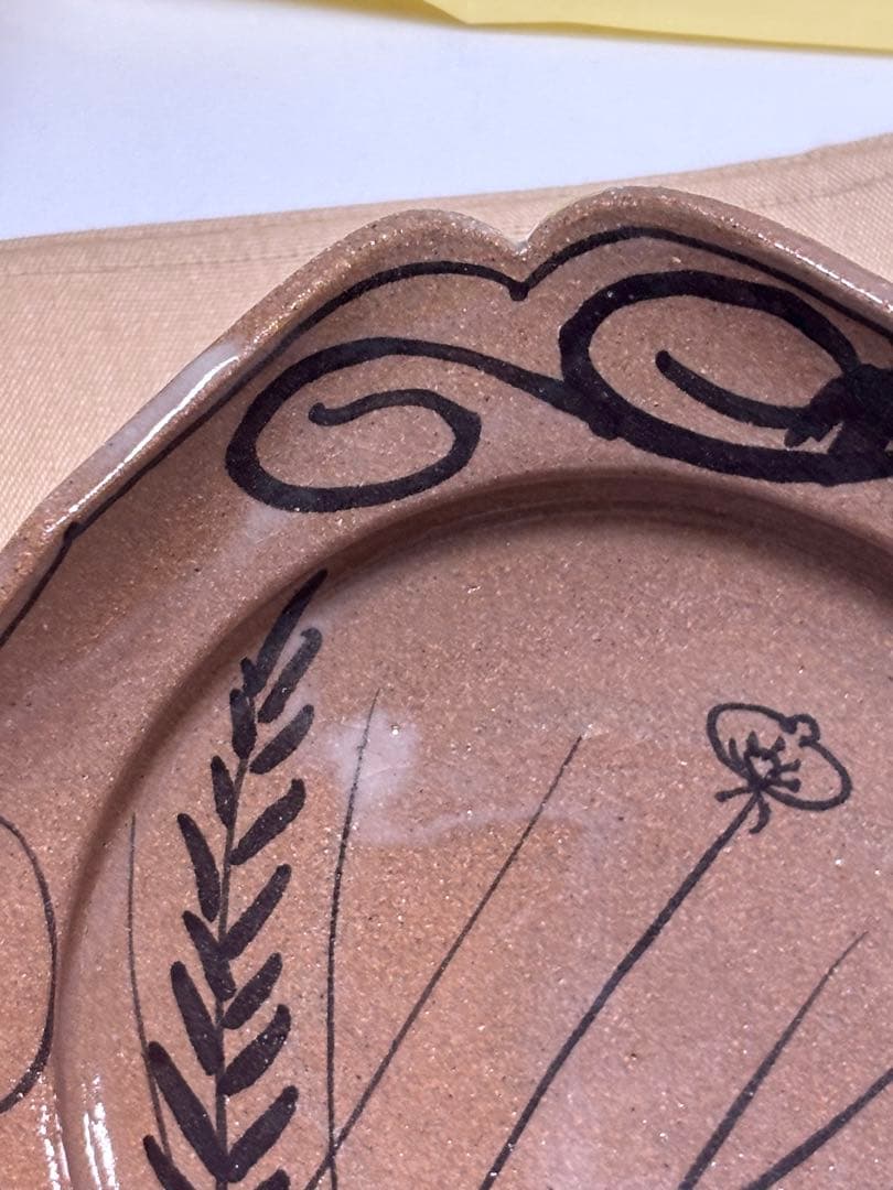 十三代　中里太郎右衛門窯　絵唐津　鉢　唐津焼　銘々皿　木箱