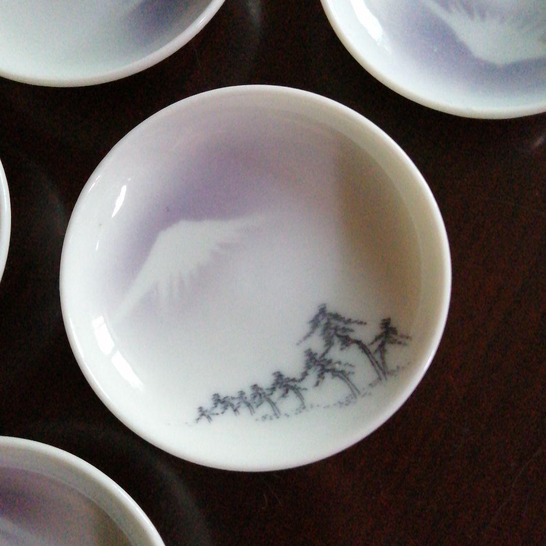 伊万里　吹墨富士小皿　13枚　8.6cm　明治～大正期