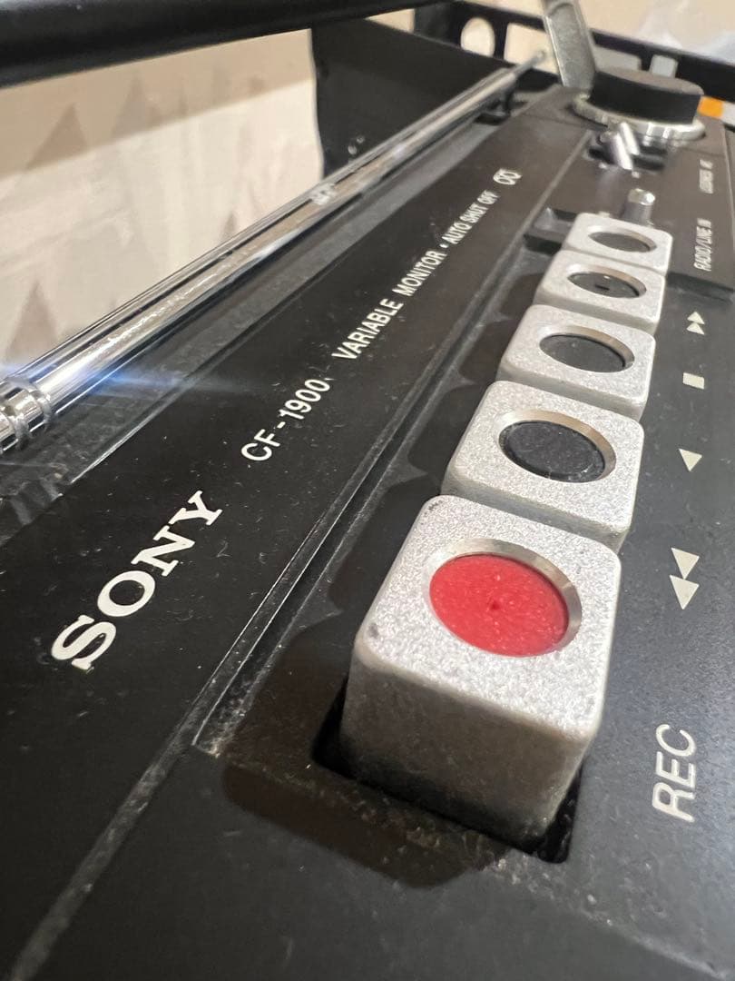 SONY CF-1900 pro1900 昭和レトロ ラジカセ RETRO