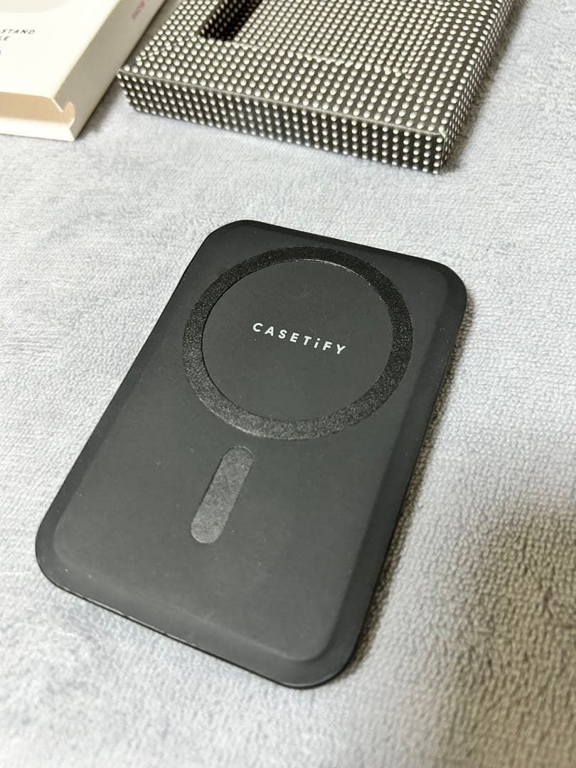 ブラック CASETiFY iPhone用ケース　magsafe スタンド