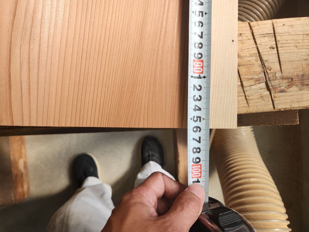DIY　天然杉　自然乾燥済み　板目　赤身