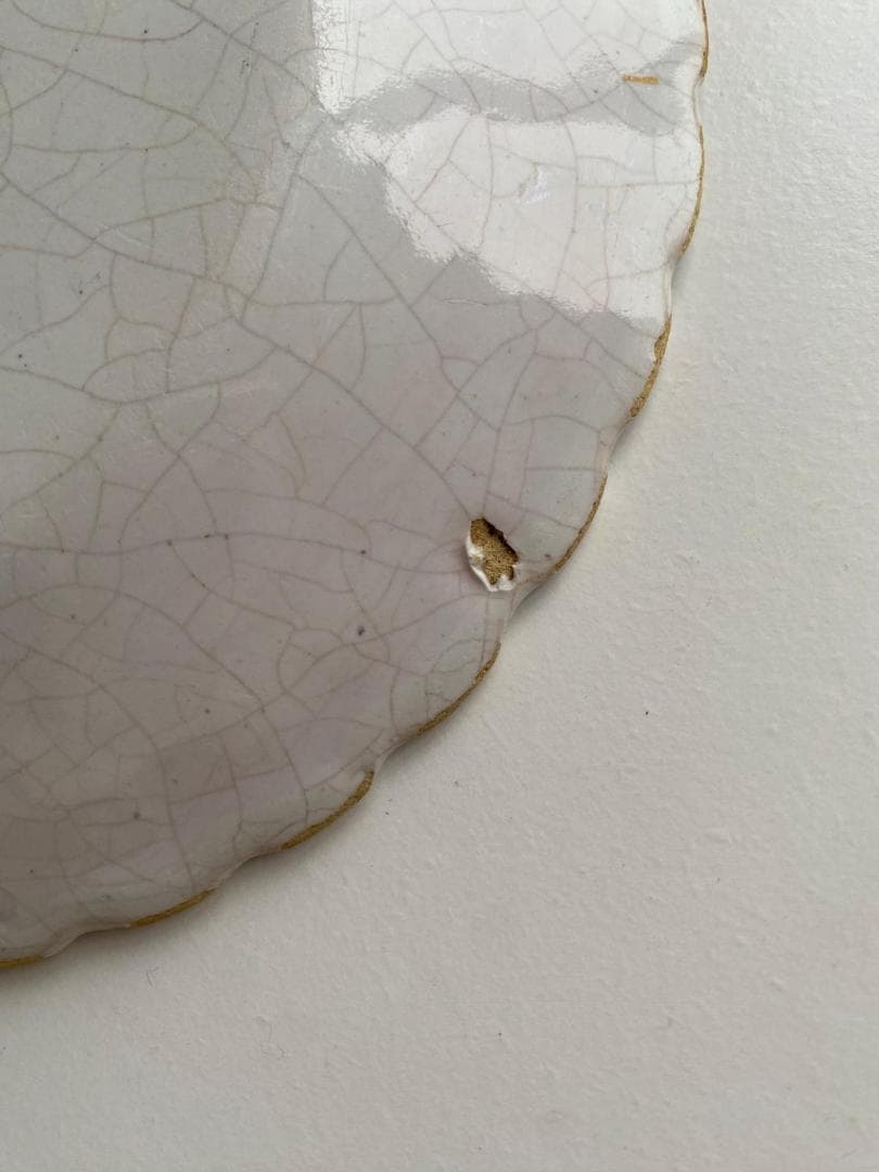 フランス アンティーク ムスティエ 花リム ブーケ プレート 平皿