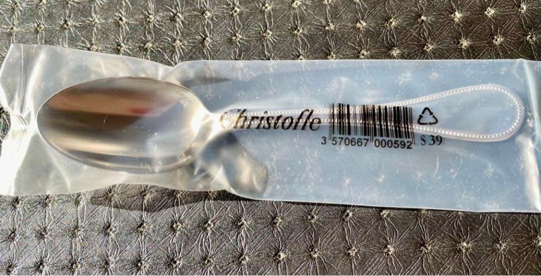 Christofleクリストフル シルバーコーティング パール コーヒースプーン