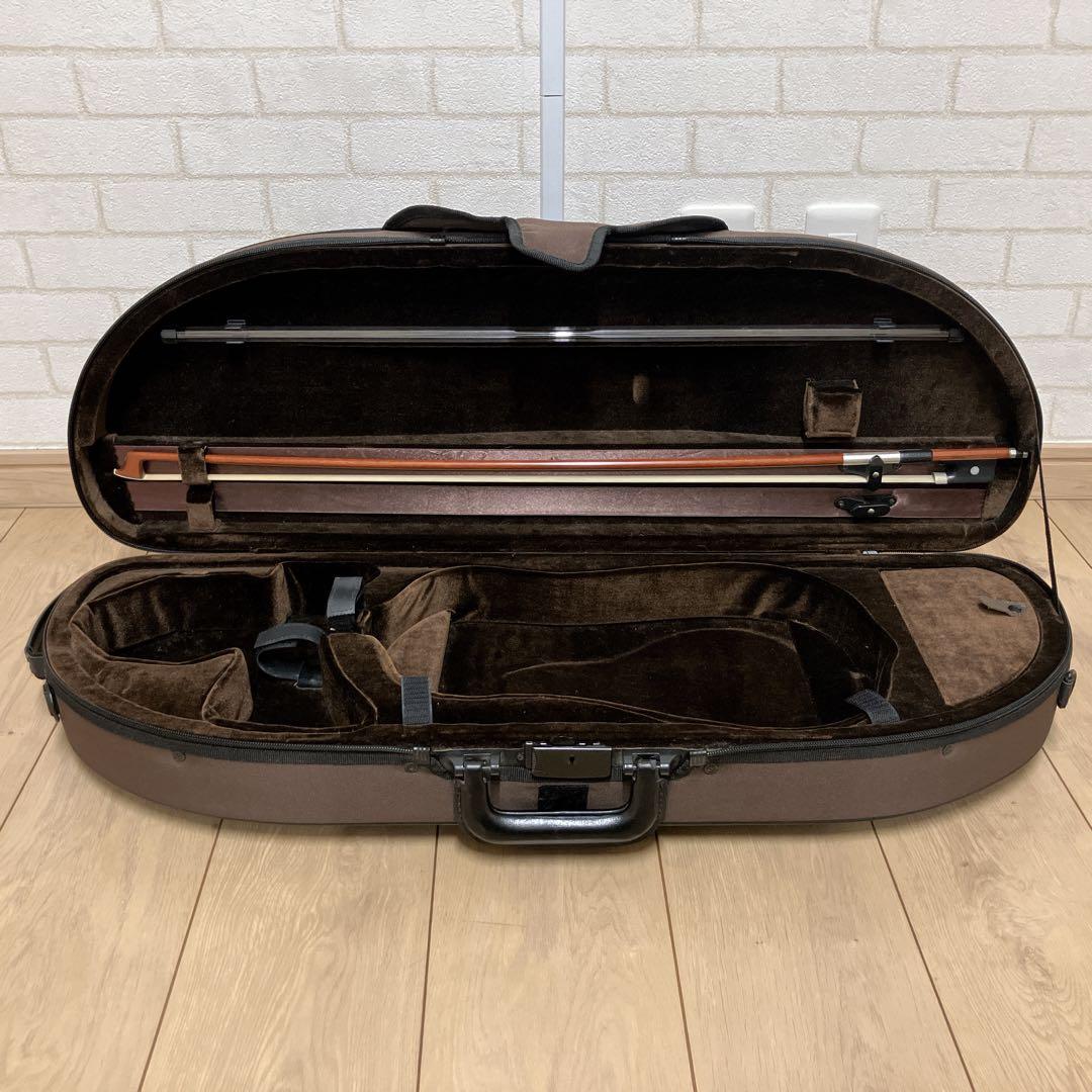 SUGITO 杉藤　弓　ケース付き　バイオリン　半月型　ヴァイオリン