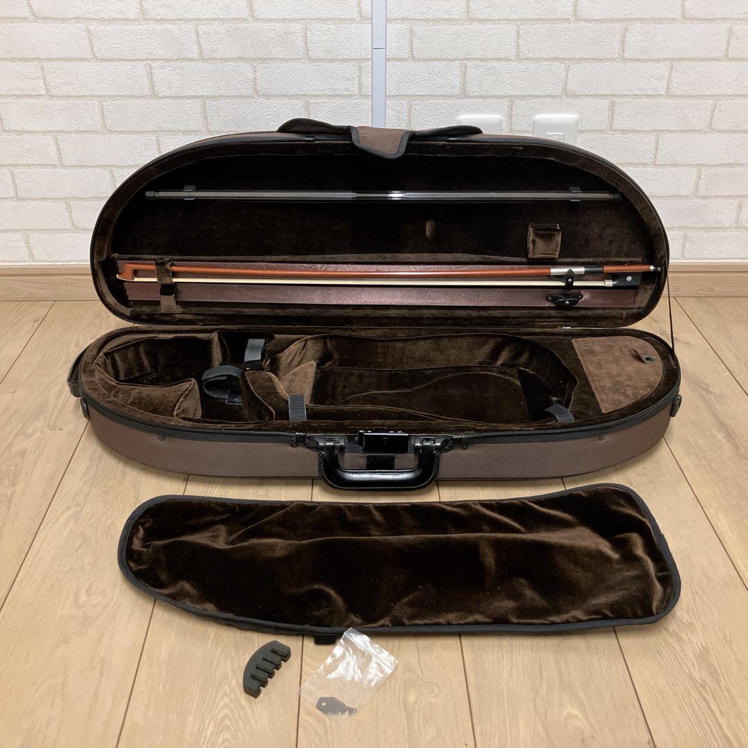 SUGITO 杉藤　弓　ケース付き　バイオリン　半月型　ヴァイオリン