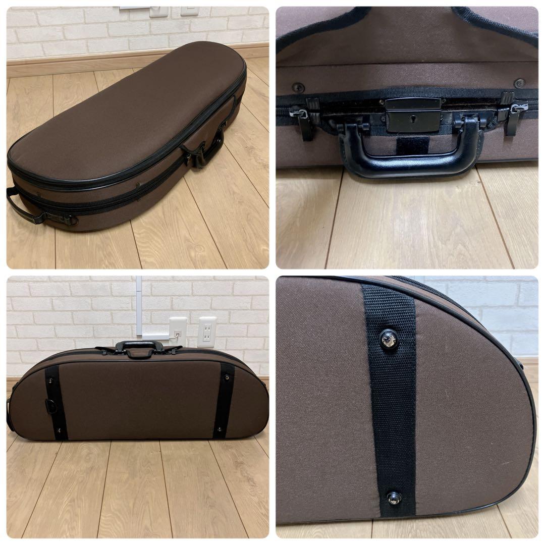 SUGITO 杉藤　弓　ケース付き　バイオリン　半月型　ヴァイオリン