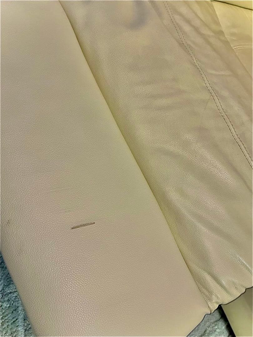 【美品】2人掛け リクライニングソファ ベージュ 新生活 ホームシアター 送料込