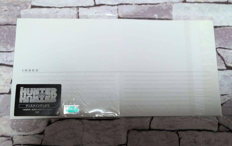 HUNTER×HUNTER　旧アニメ　デスクインデックス　幻影旅団　クラピカ