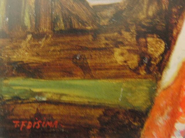 藤島武二【女の横顔】　 高級画集画、状態良好、新品高級額装付