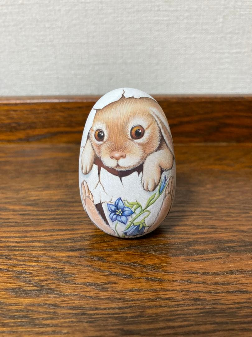 ロシア雑貨イースターエッグ オーナメント 『ウサギ』マトリョーシカ