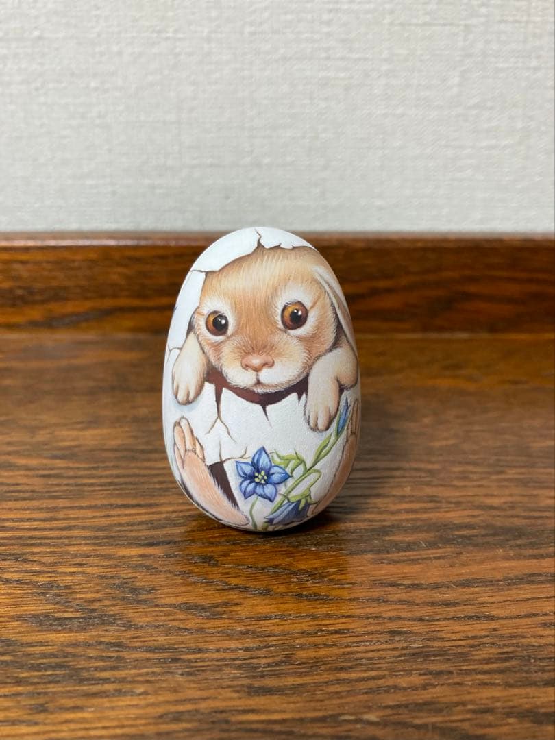 ロシア雑貨イースターエッグ オーナメント 『ウサギ』マトリョーシカ