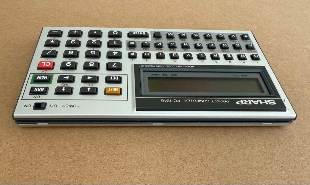 SHARPポケットコンピュータ「PC-1246」
