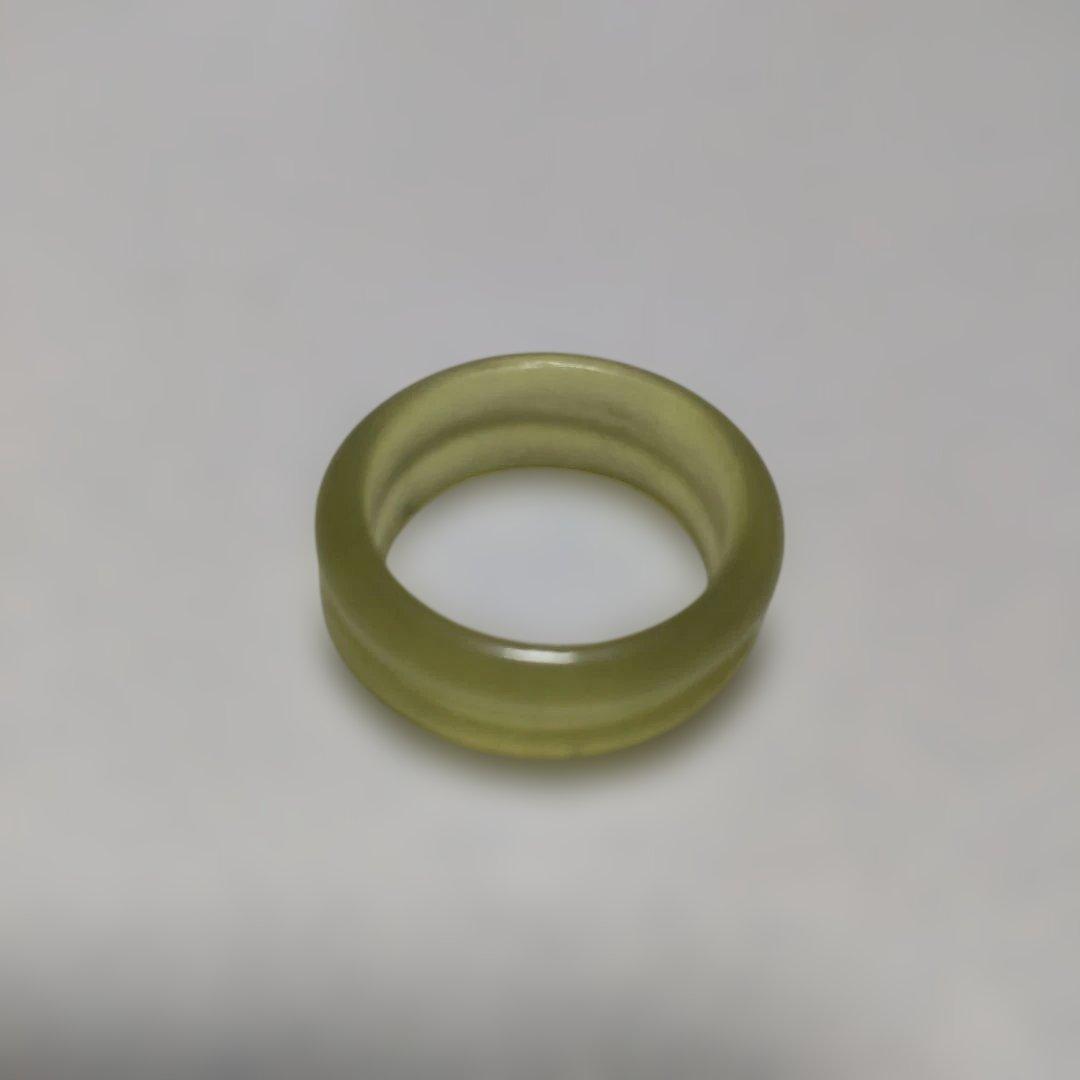 レアレトロ　指輪 中国天然翡翠　ヒスイ　天然石