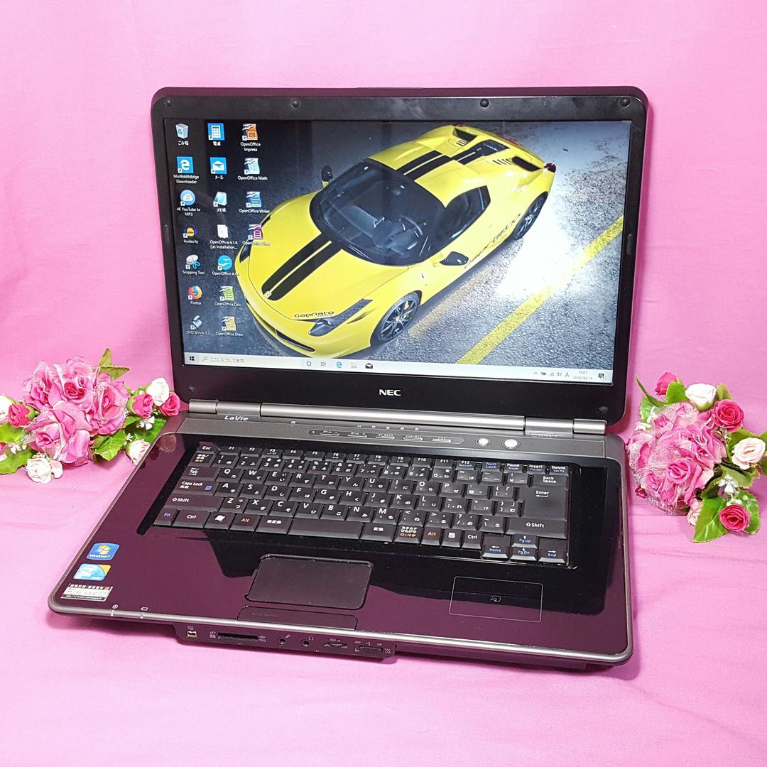 ◆NEC✨LaVie◆ブルーレイ✽HDD500G✽高速4G✽オフィス✽Win10
