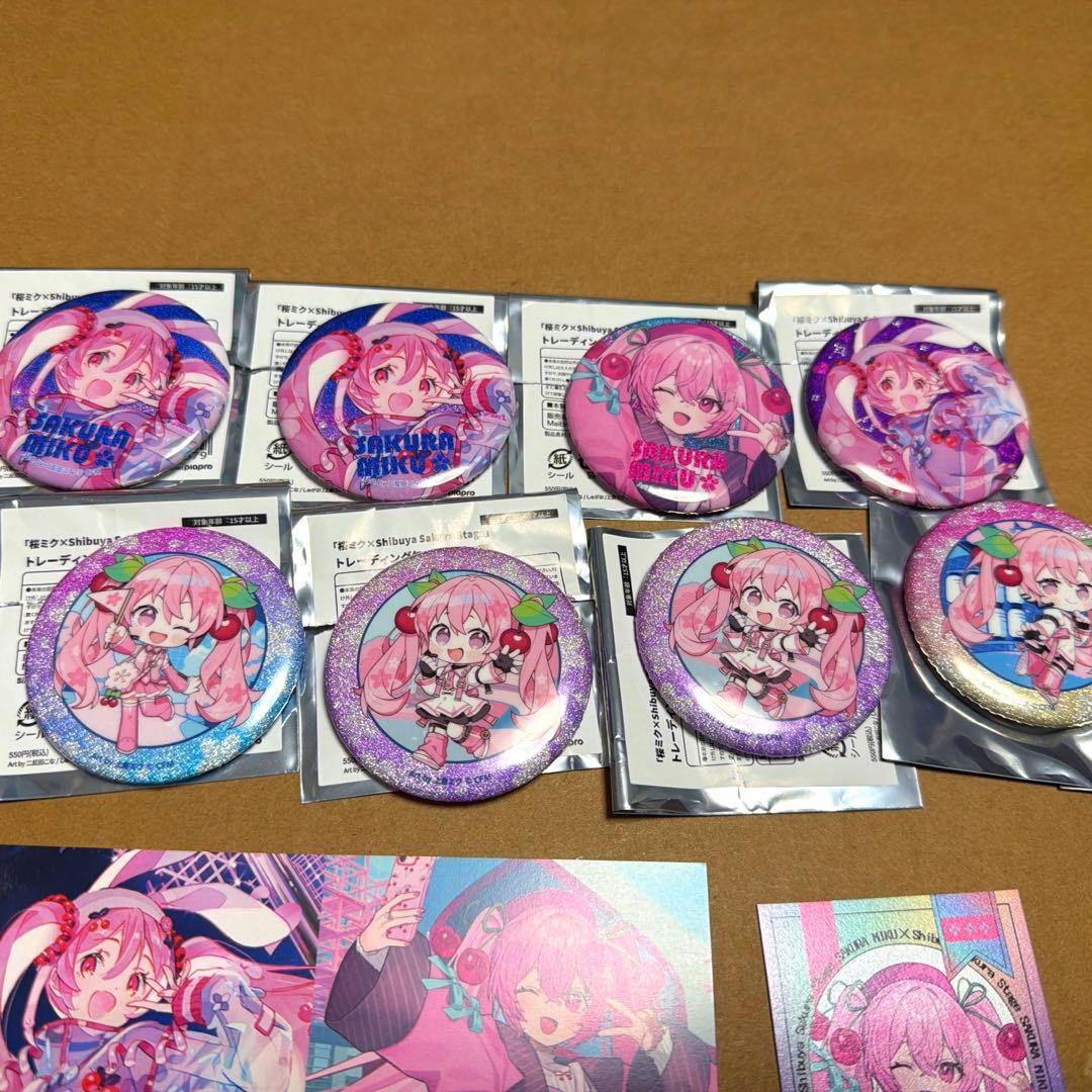 桜ミク　缶バッジ 渋谷　限定　ボーカロイド　初音ミク
