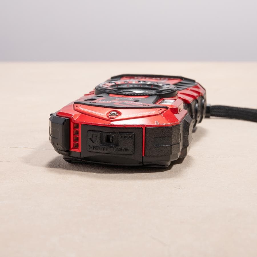 【防水カメラ】RICOH WG-30 レッド スマホ転送OK