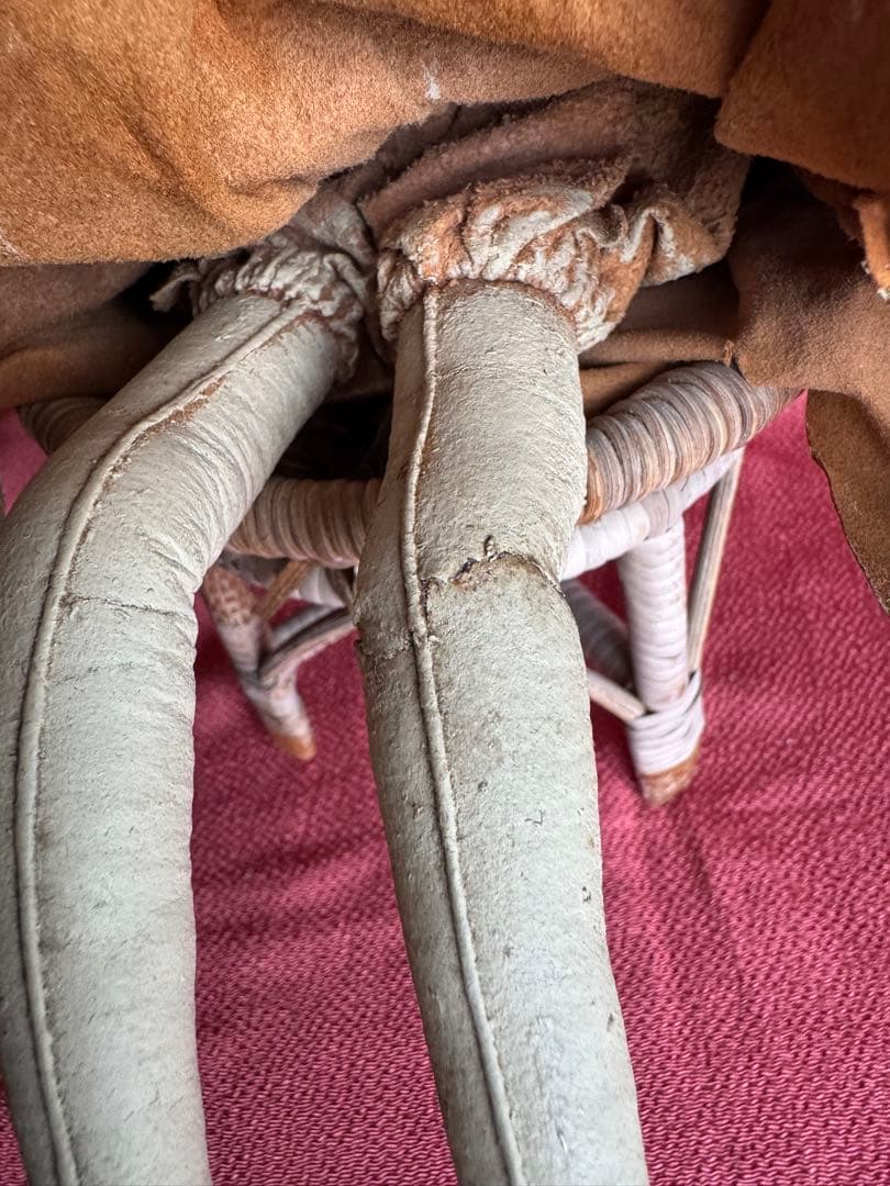 MAKO DOLL マコドール 山下昌子 の羊革　アンテイーク人形　椅子付