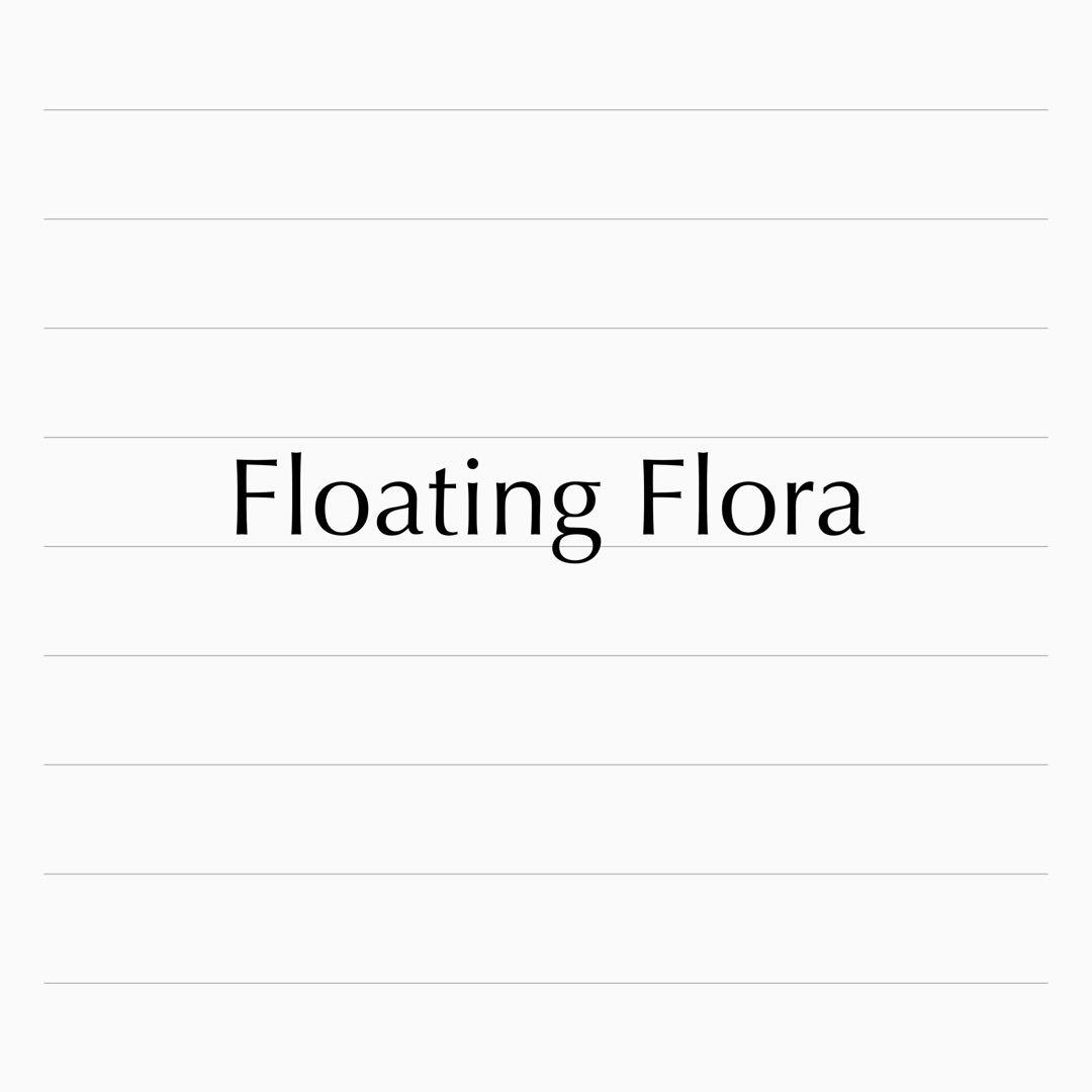 生地見本　Floating Flora