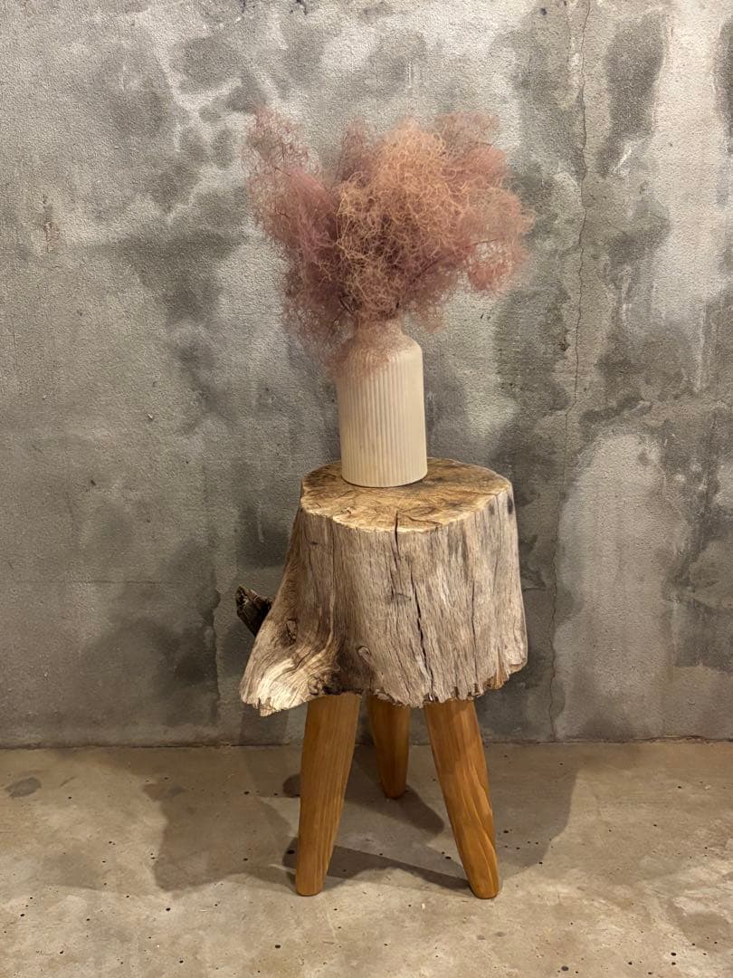 流木　手作り　1点もの　スツール　ウッドスツール
