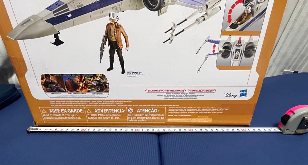 スター・ウォーズ ベーシックフィギュア　x-wing +パイロットスーツのポー