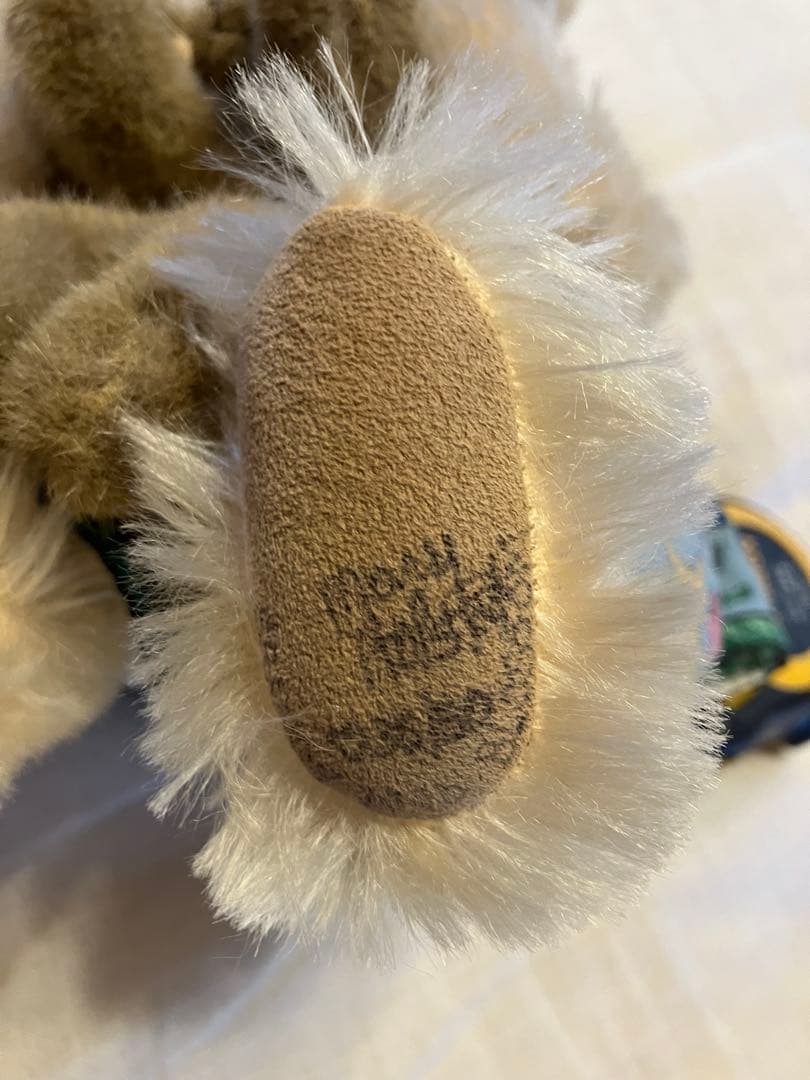 メアリーホルスダッドクリーム色ぬいぐるみ 花柄ドレス