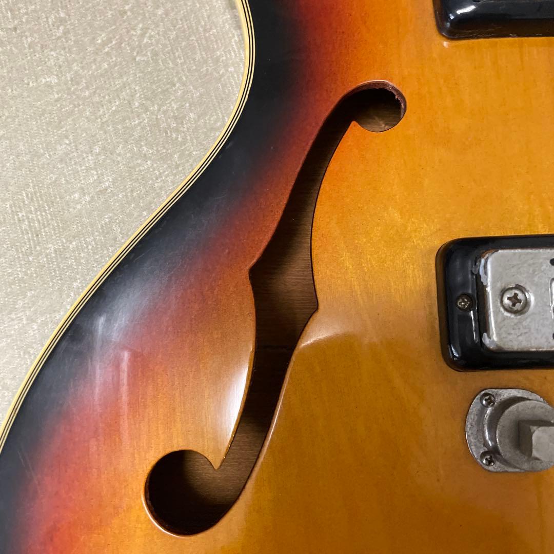 1960年代 テスコEP-2T セミアコースティックギター サンバースト