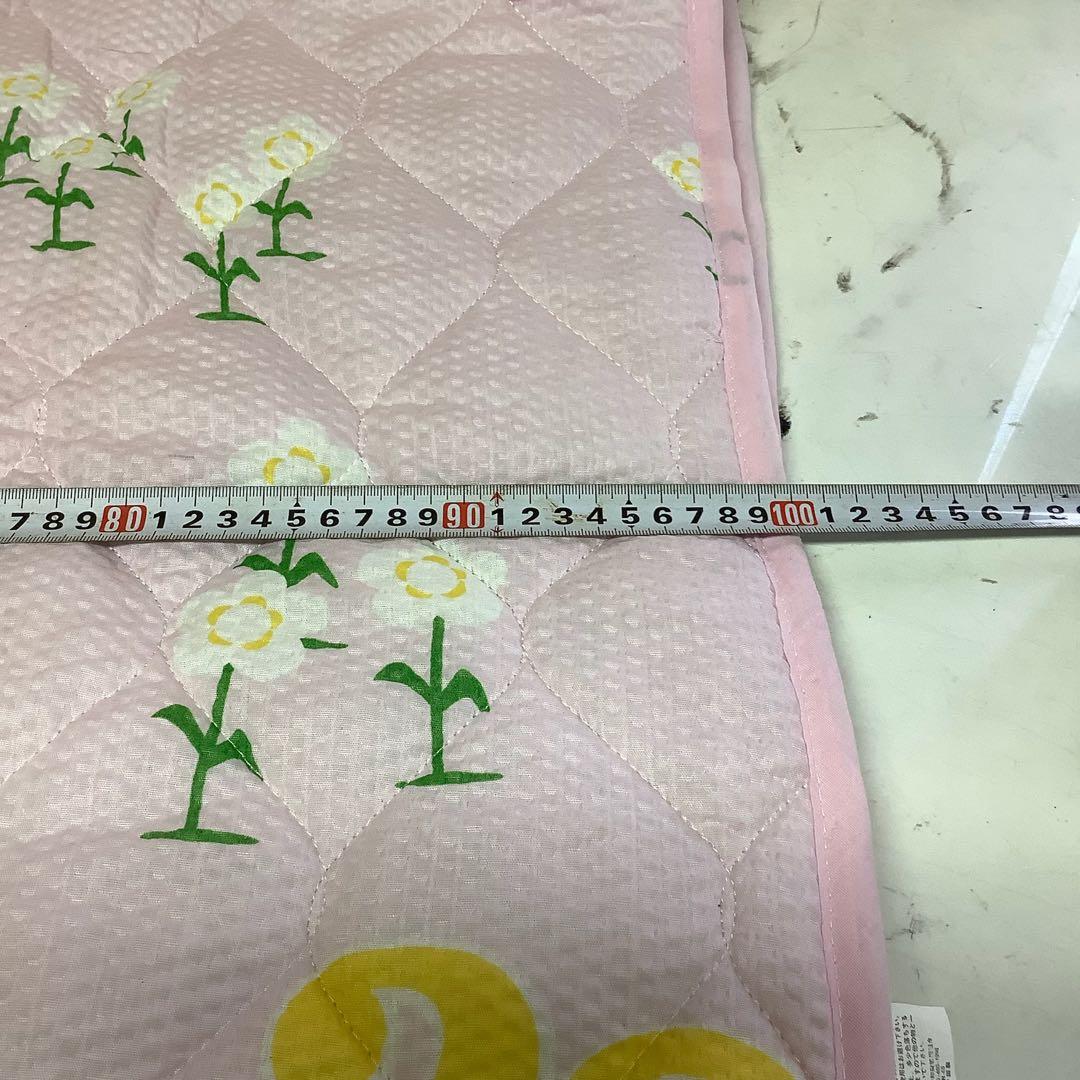 ディズニーミニー敷布団タグ付シミ有りピンク可愛い寝具子供用(R-74)