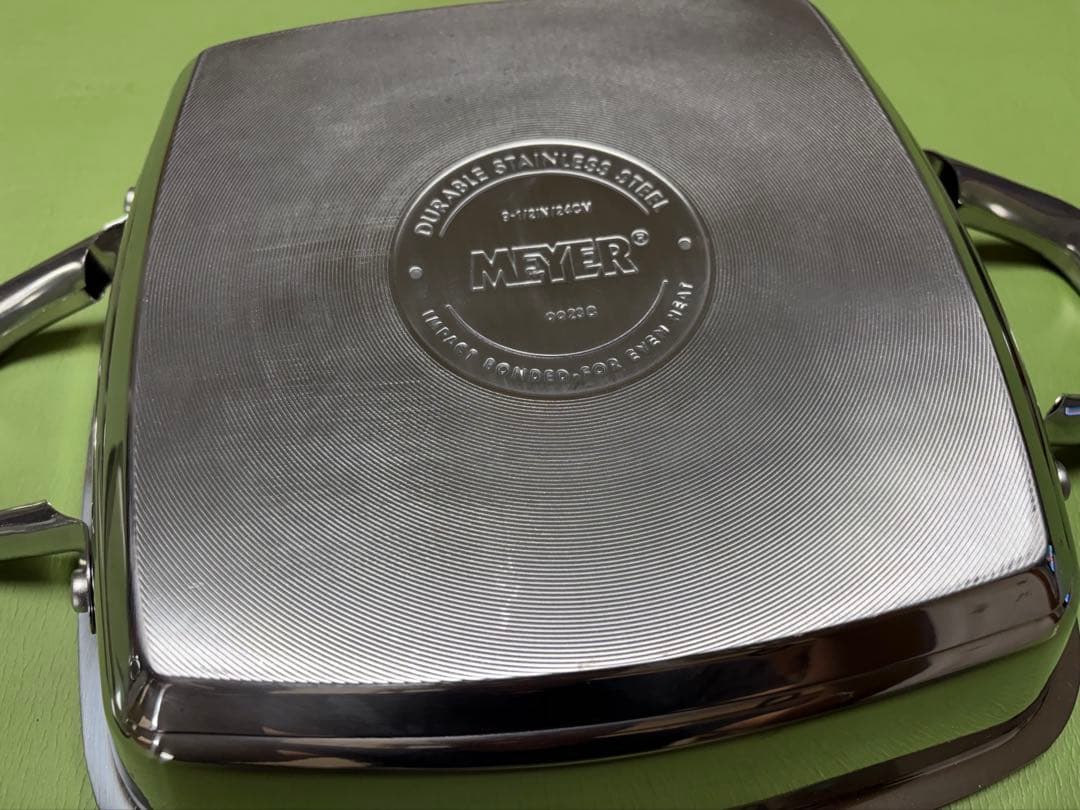 マイヤー MEYER スクエアグリルパン 24CM RED