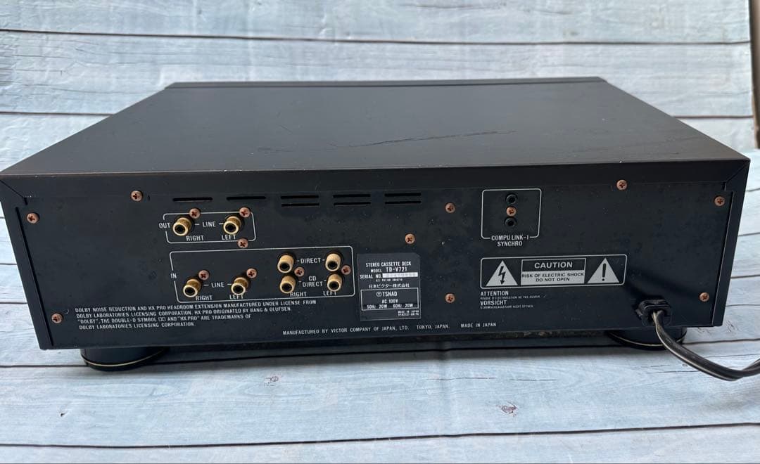 ラジオ・コンポ VICTOR TD-V721(H38)