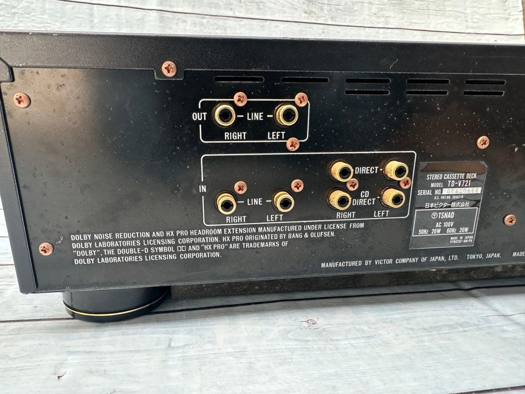 ラジオ・コンポ VICTOR TD-V721(H38)