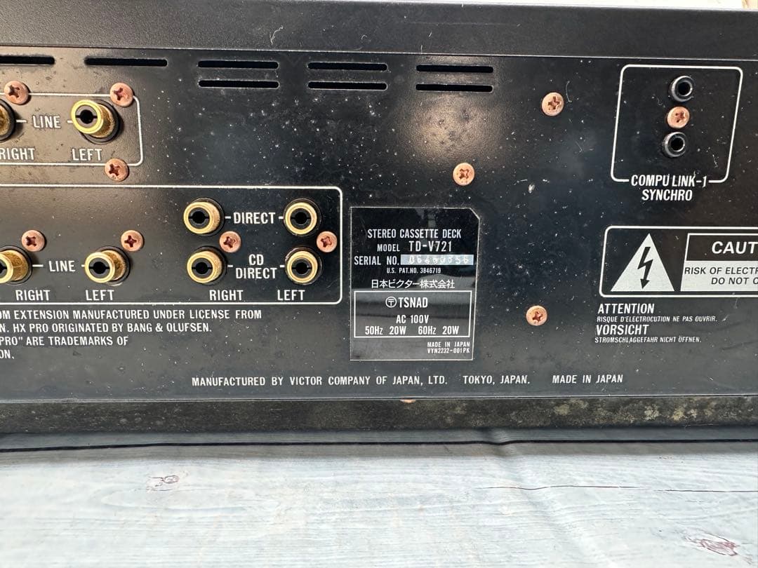 ラジオ・コンポ VICTOR TD-V721(H38)