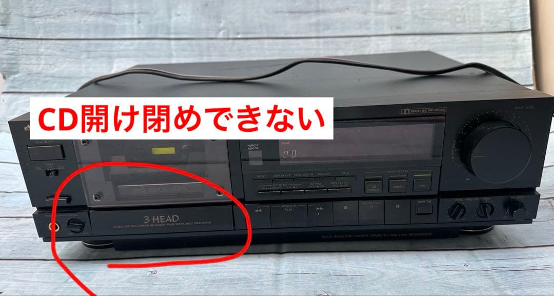 ラジオ・コンポ VICTOR TD-V721(H38)