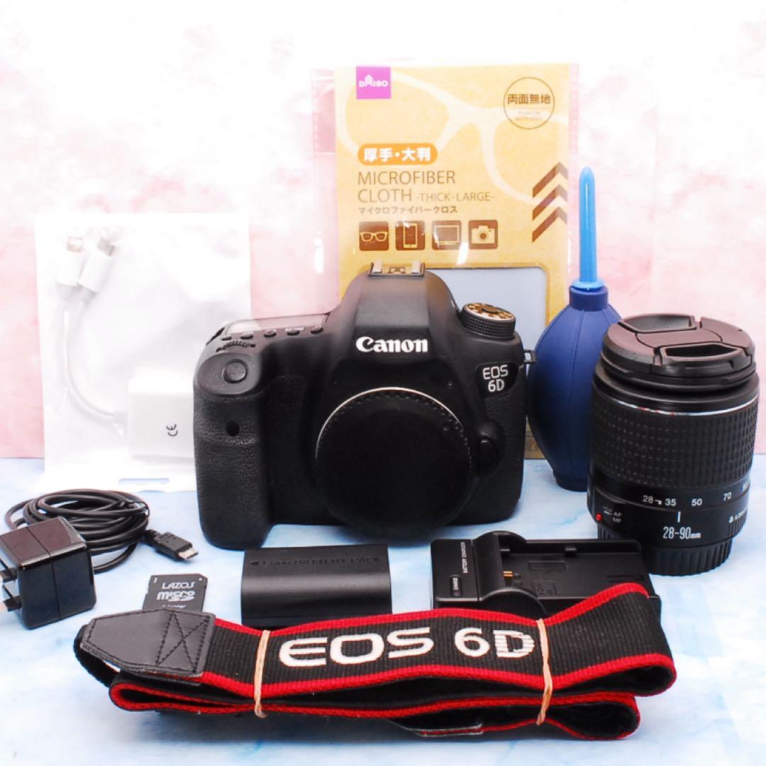 キャノン EOS 6D★フルサイズカメラデビューセット★コスパ◎