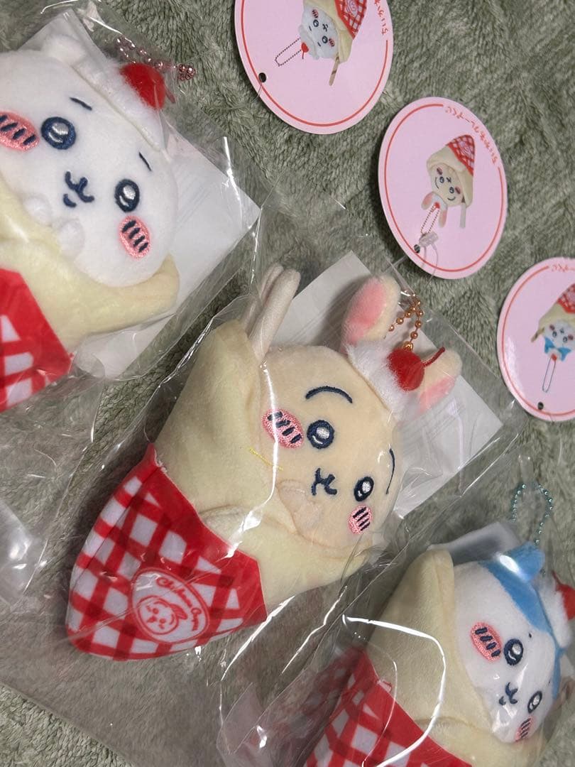 ちいかわ クレープくじ C賞 クレープになっちゃったマスコット　セット