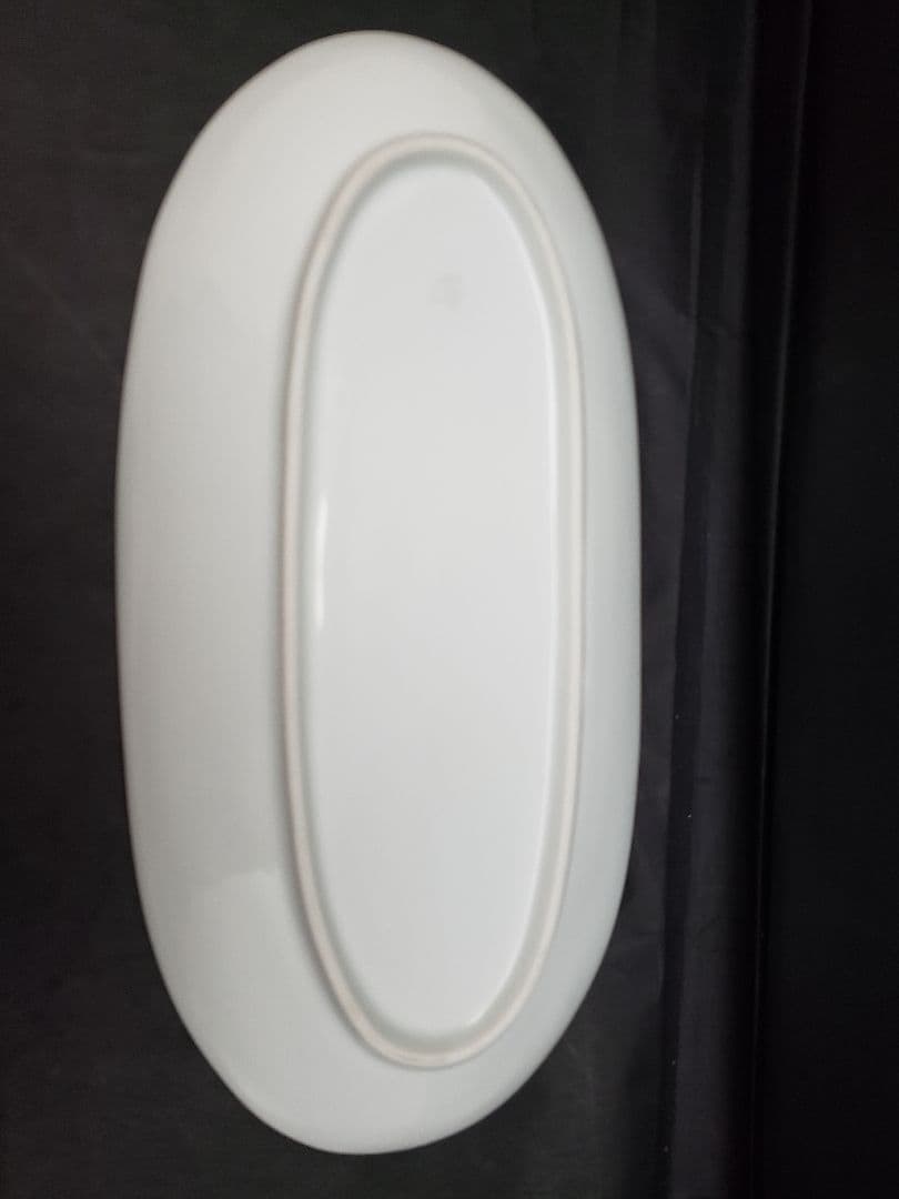 染旬菜　楕円皿　和山窯　波佐見焼　野菜の絵　5枚