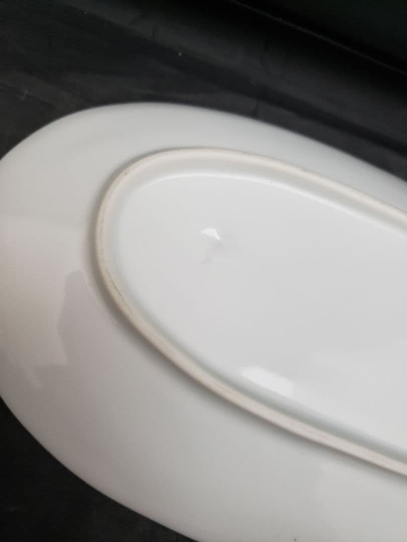 染旬菜　楕円皿　和山窯　波佐見焼　野菜の絵　5枚