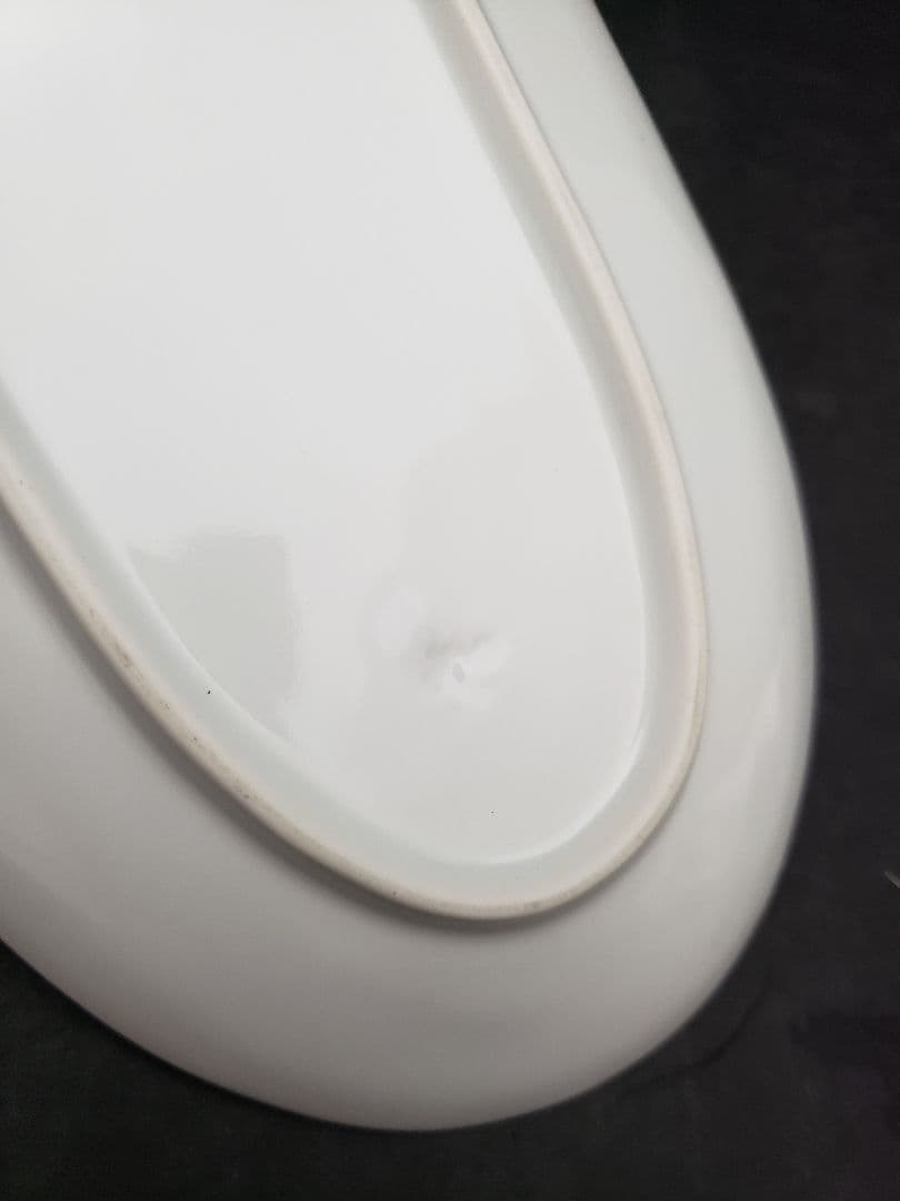 染旬菜　楕円皿　和山窯　波佐見焼　野菜の絵　5枚